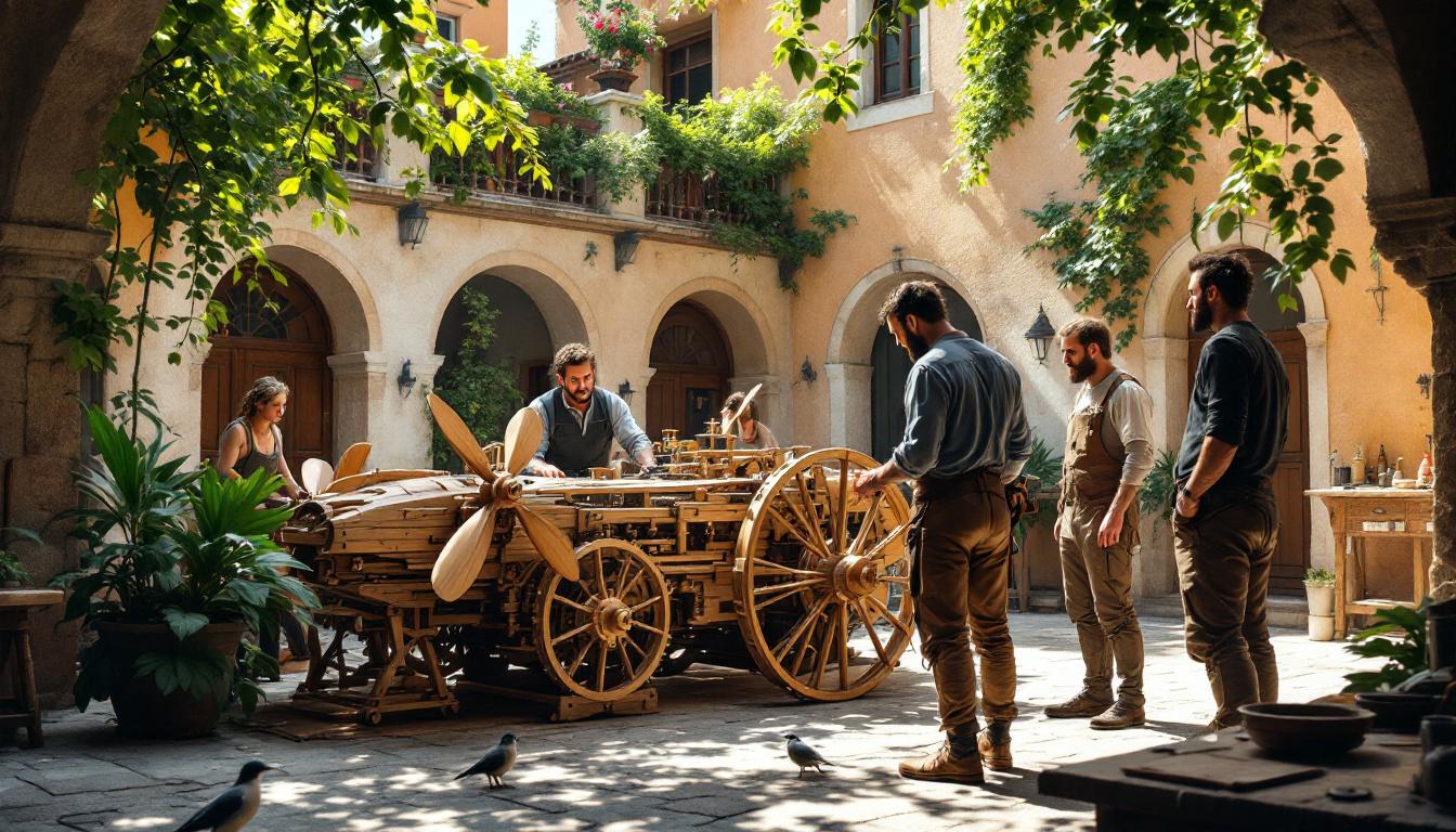 ontdek hoe een vergeten uitvinding van leonardo da vinci fungeerde als een vroege voorloper van moderne drones en zijn impact op de technologie van vandaag.